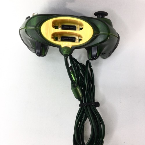 2001 Original Xbox Mad Catz Green Translucent 4526 Controller Tested And Works