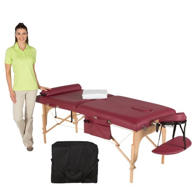 UPC 888115091218 product image for Authentic 30 Inch Wide Therapist Massage Table With Complete Accessory Package | upcitemdb.com