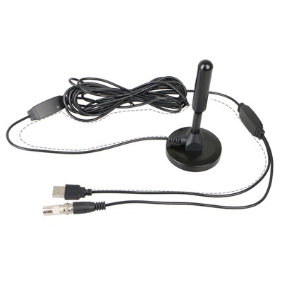 25dBi 200-Mile Magnetic Base HDTV Antenna TV Signal Amplifier Receiver Cable a