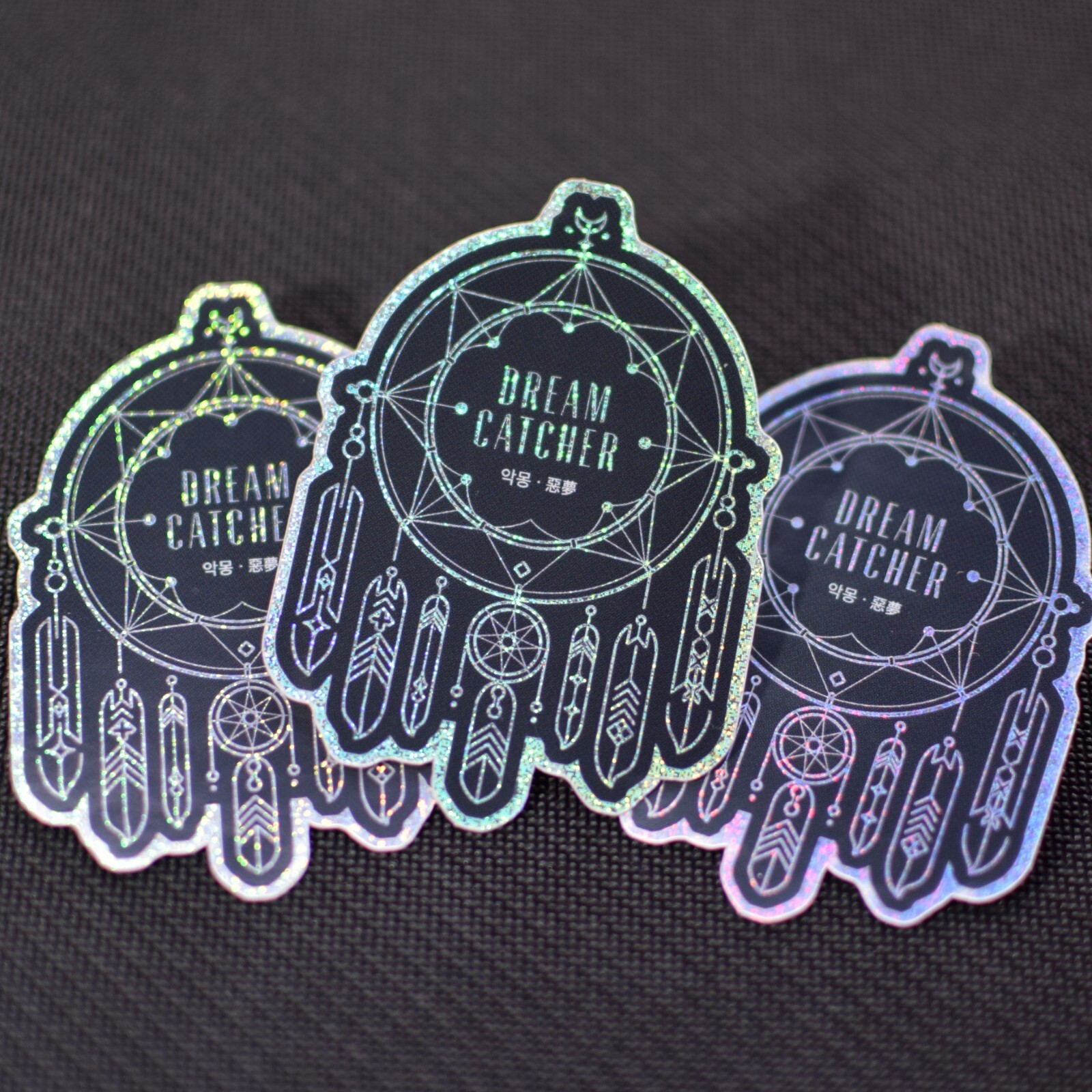dreamcatcher サイン KPOP Dreamcatcher Pixie Dust Holo Sticker Decal Set - Debut