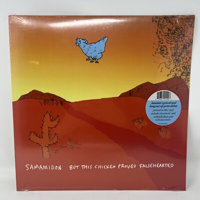 AMIDON  ~ BUT THIS CHICKEN PROVED FALSEHEARTED  2007 SEALED BLUE VINYL LP