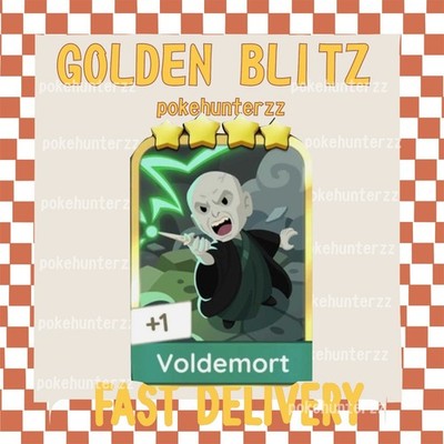 ✅ONLINE NOW - Voldemort Sticker GOLDEN BLITZ ⭐⭐⭐⭐ FAST and CHEAP