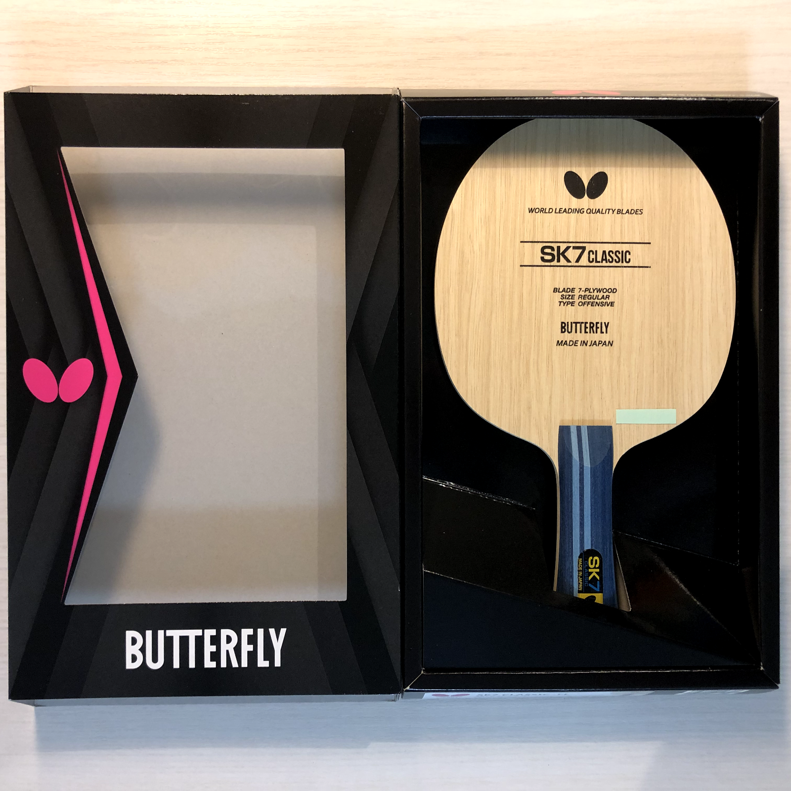 Butterfly SK7 Classic FL 36881 94.35 g Table Tennis Racket Blade Paddle Racquet