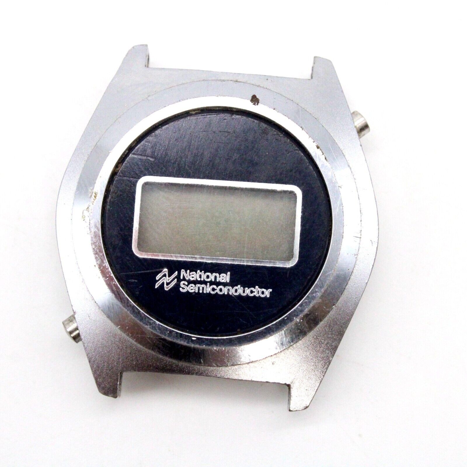 Vintage National Semiconductor Digital Watch Mens Silver Vintage National Semiconductor Digital Watch Mens Silver
