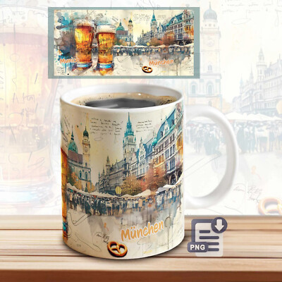 Munich Mug,Coffee Mug Gift for Dad, Mom,Daughter,Son,birthday present