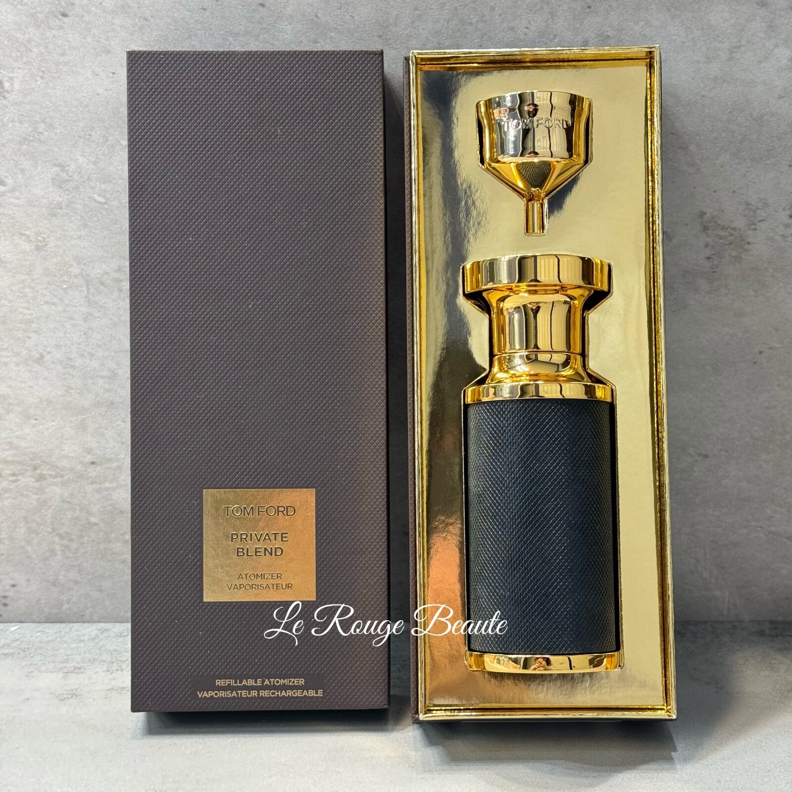 Tom Ford Private Blend Refillable Atomizer com: Brown トムフォード 
