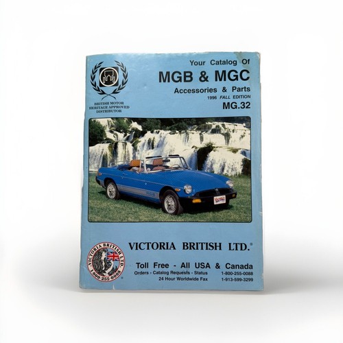 MG MGB MGC 1962-1981 Parts Catalog Illustrated Assembly
