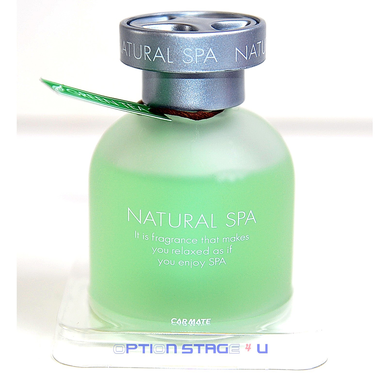 Carmate Natural Spa Green Tea Car Air Freshener Cologne Aromatherapy