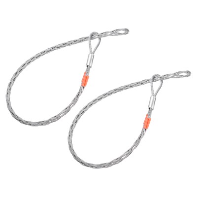 2pcs Cable Pulling Socks Grip, 3.2 Ft Wire Mesh Puller Socks Grip Anti-Slip