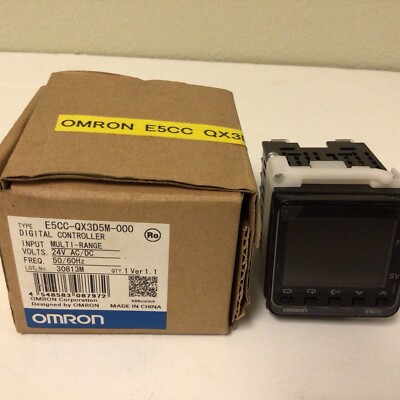 NEW, OMRON E5CC-QX3D5M-000 DIGITAL CONTROLLER INPUT MULTI-RANGE 24V, FREE SHIP