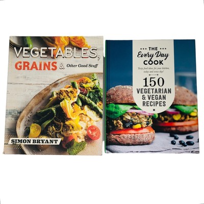VEGETARIAN Cookbooks x2 Vegetables Grains by Simon Bryant + Every Day Cook