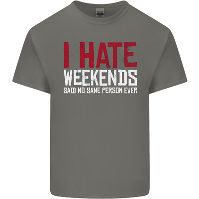 Weekends Funny Beer Alcohol Camping Cycling Mens Light Cotton T-Shirt