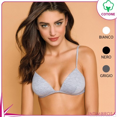 Reggiseno triangolo Jadea July senza ferretto cotone elasticizzato modal