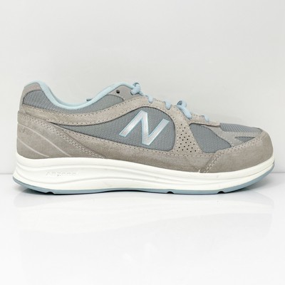 

New Balance Womens Fresh Foam 877 WW877SB Серая повседневная обувь Кроссовки Размер 8 D, Серый, Fresh Foam 877