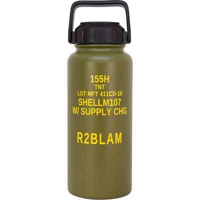 MFT 155mm M107 Howitzer Tumbler Bottle 32oz DM107-32