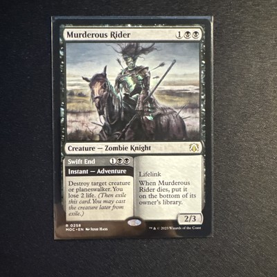 1x MURDEROUS RIDER - Commander - MTG - Magic the Gathering