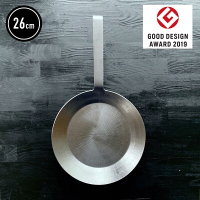 IIDAYA EVER GRILL Stainless Steel Ultimate Meat Frying Pan 26cm 10inch Japan New