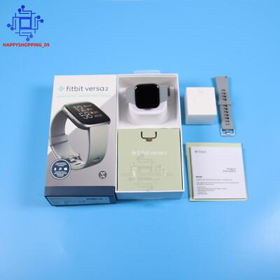 Fitbit Versa 2 Health & Fitness Smartwatch Activity Tracker S&L Sizes more color