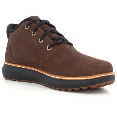 Pre-owned Timberland A24us Tb0a6a8nw07 Hudson Road Mid Lace Gtx Chukka Boots In Brown