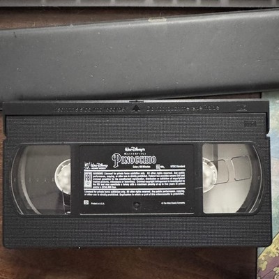 Pinocchio Walt Disney Masterpiece VHS Tape NTSC Good Condition
