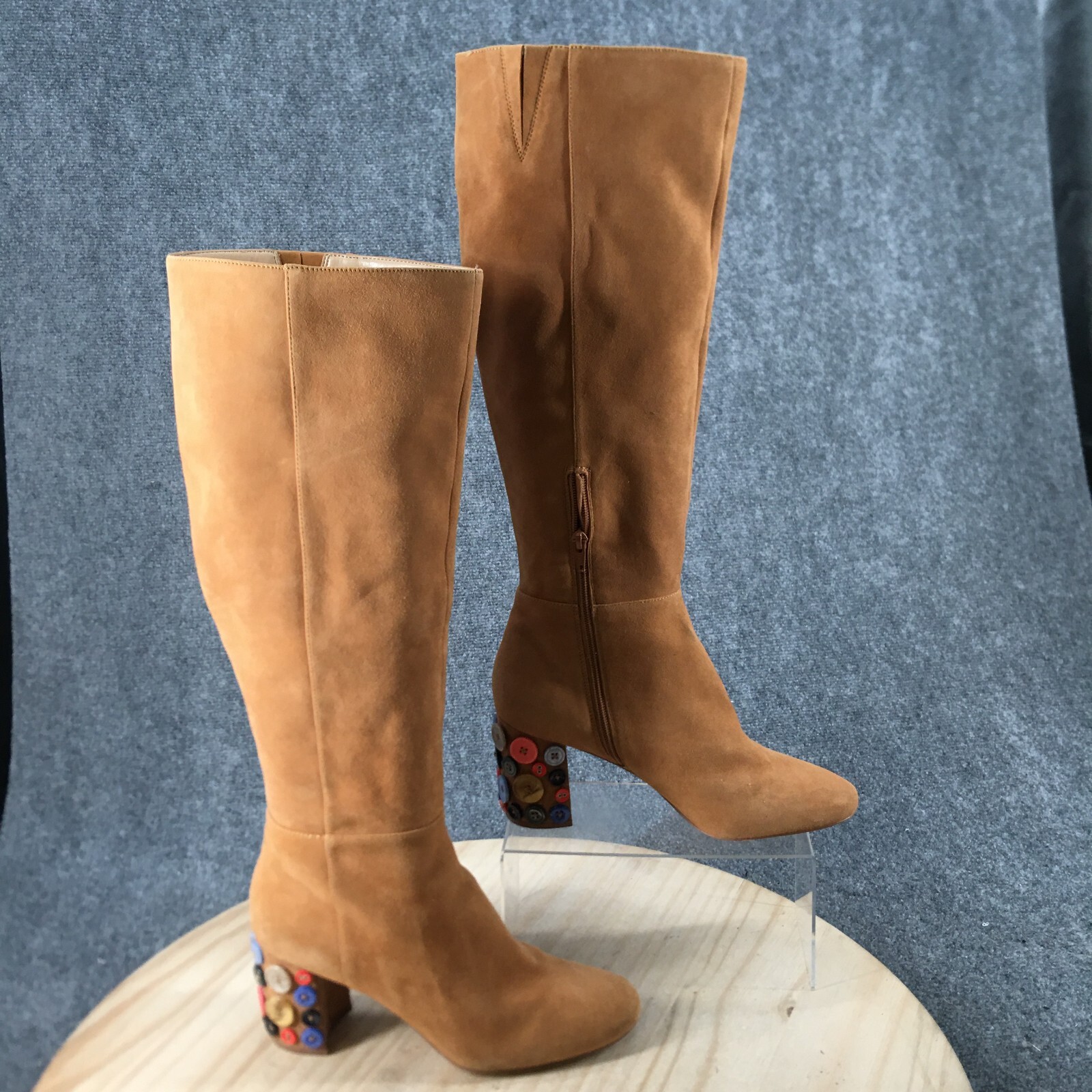 Katy Perry Boots Womens 11 The Saari Colorful Button Tall