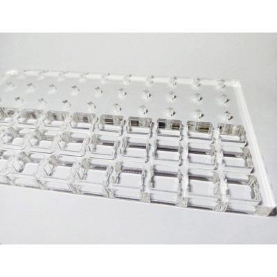 Practical 30-hole Lubrication Plate for Mechanical Keyboard DIY Repair Kits
