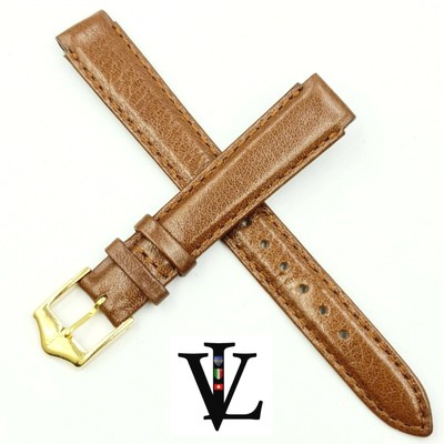CONSUL - 12 MM - STRAP - BAND - GENUINE LEATHER - NEW - NOS - SWISS WATCH - OEM