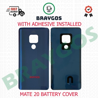 Rear Back Battery Cover For Huawei Mate 20 HMA-L29 With Adhesive Midnight Blue