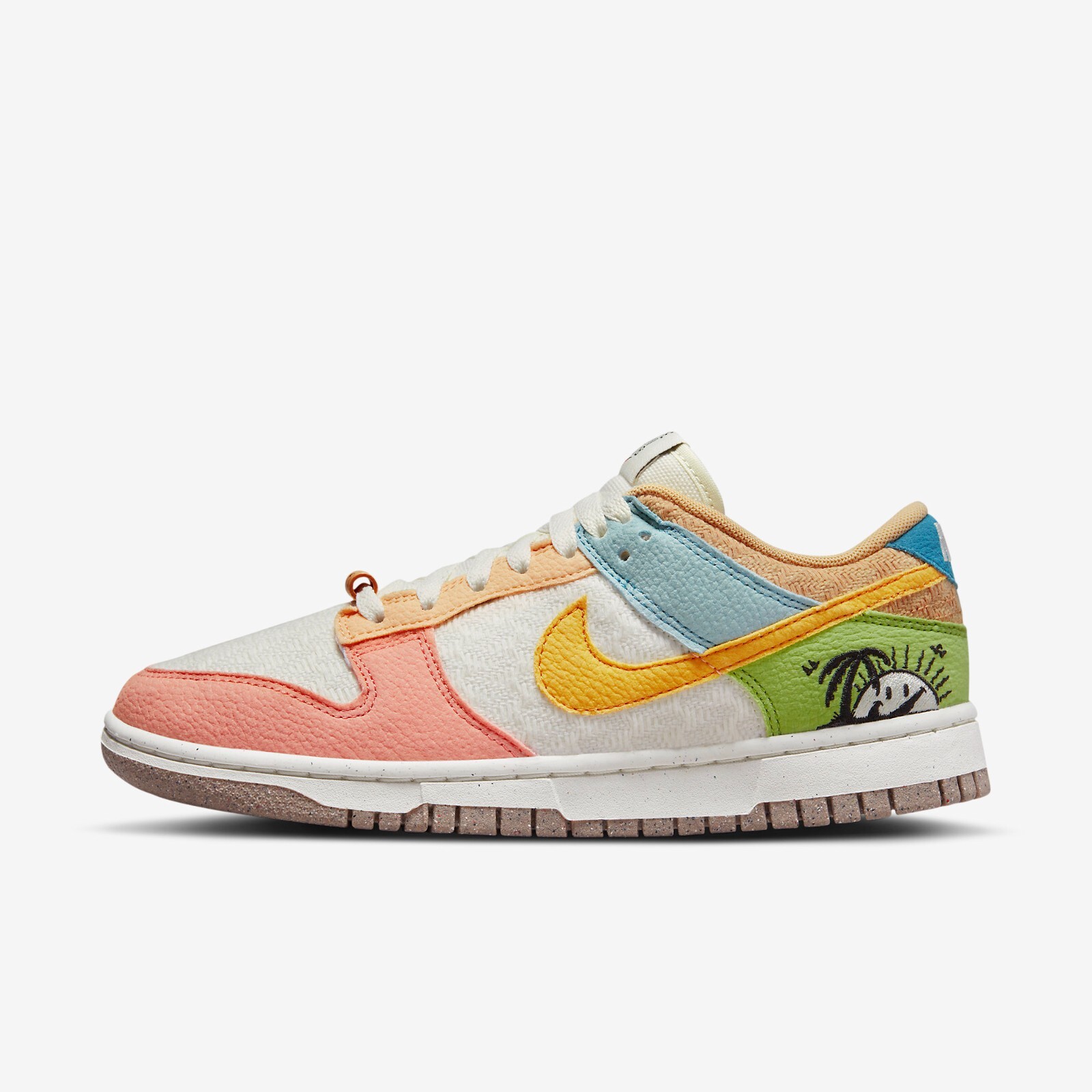 

Женские кроссовки Nike Dunk Low SE Sun Club Multi DQ0265-100, Sail/sanded gold-light madder root, SE