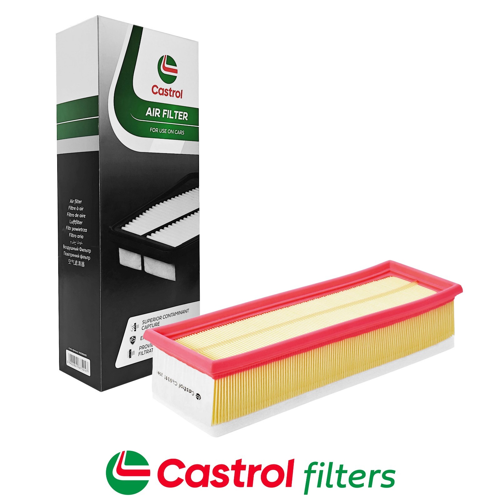 FOR BMW 5 SERIES F10 F11 F18 X3 X4 X5 GENUINE CASTROL AIR FILTER - CA0315