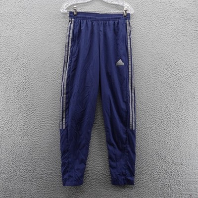Adidas Men Tiro Woven Track Pants Navy Blue White Stripes Size Small NEW