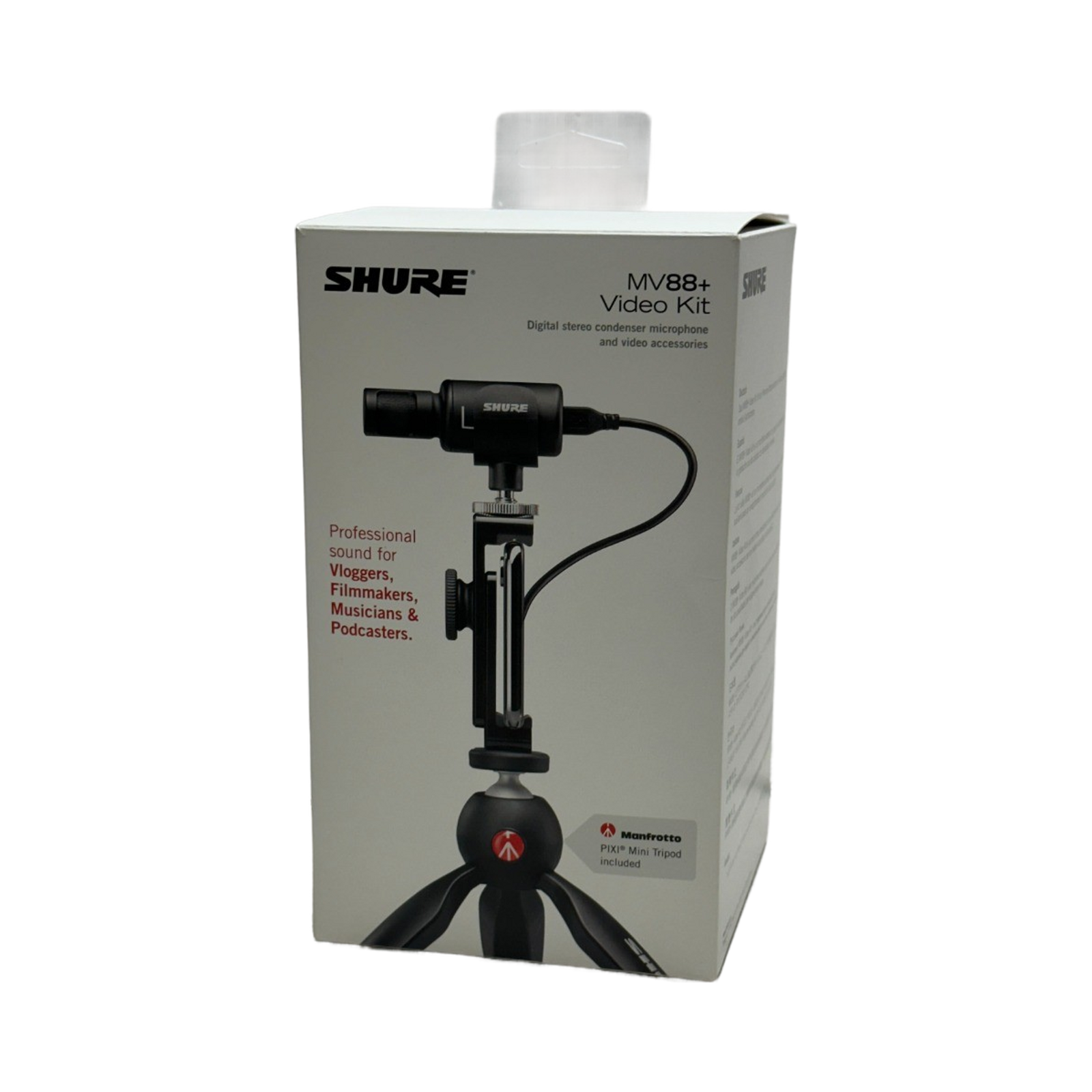 Shure MV88+ Video Kit Stereo Condenser Microphone for Apple