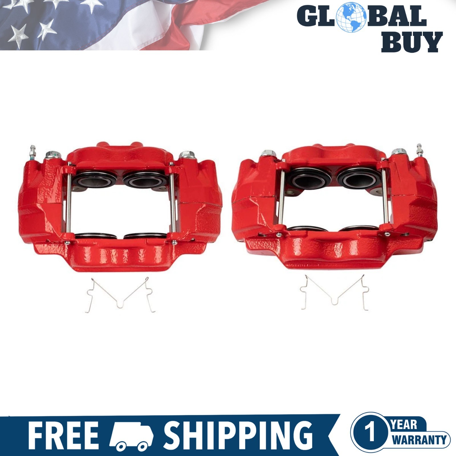 New Performance Front Brake Caliper Set Fits 01-2007 Toyota