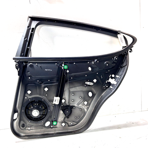 2010-2016 Porsche Panamera Rear Driver Door Window Regulator & Carrier Panel