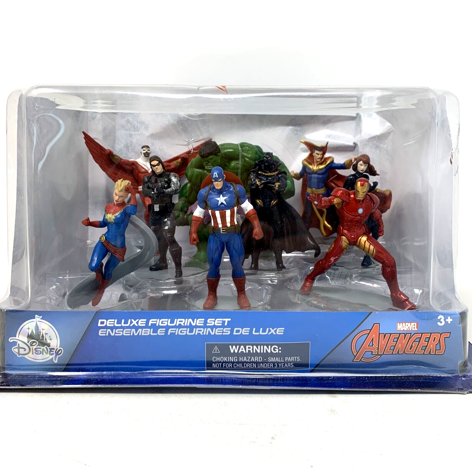 Marvel Avengers Set 9 Action Figures Disney Store Captain America