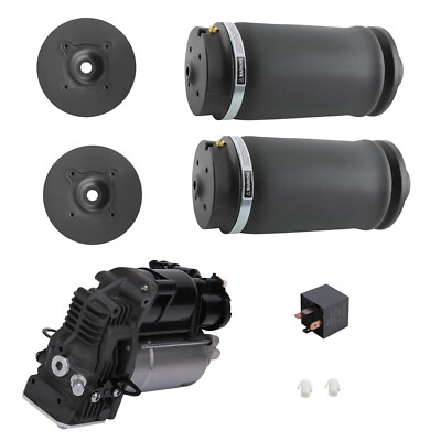 Luftfederung Kompressor + 2X Luftbalg Hinten for Mercedes-Benz GL ML W166 X166