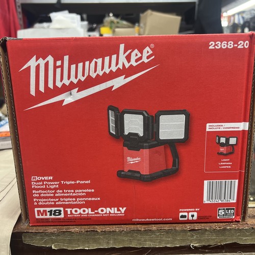 BRAND NEW Milwaukee M18 2368-20 Dual Power Triple-Panel Flood
