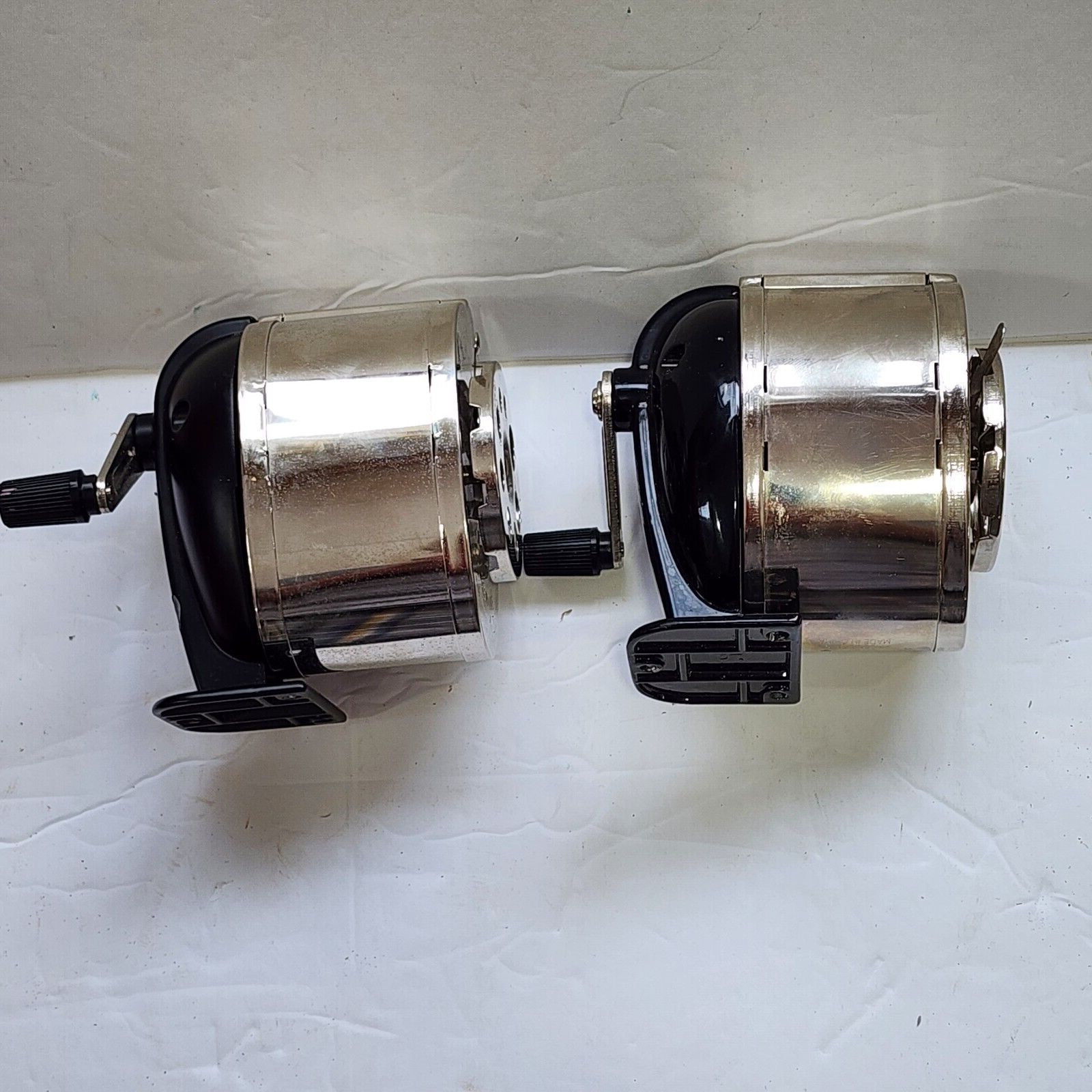 Sharpener Lot Of 2 Metal Crank Mechanical Guc