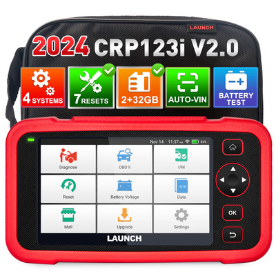2024 Newest LAUNCH CRP123I Elite ABS SRS Transmission Car OBD Scanner Diagnostic