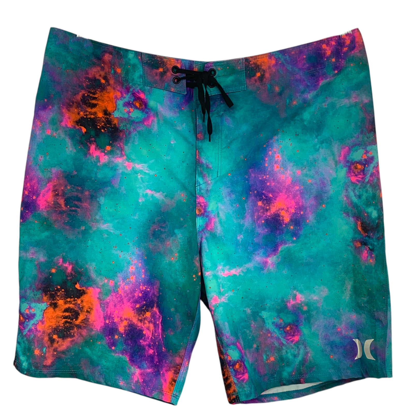 Hurley Phantom JJF 3 Nebula Board Shorts Sz 34 Galaxy Cosmic Surf Swim Trunks - Picture 2 of 9