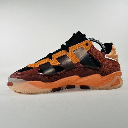 Adidas Niteball Men Shoes Athletic Sneakers Casual Lifestyle Trainer Acid Orange