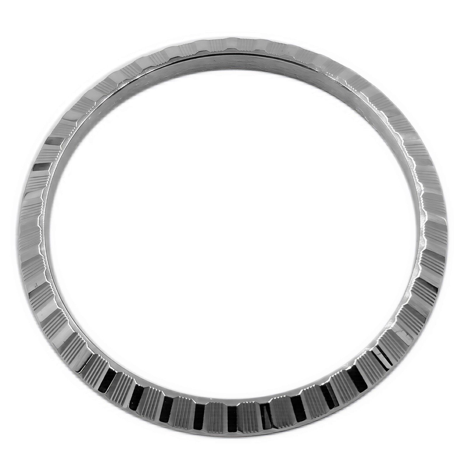 GENUINE ROLEX LADY DATEJUST STAINLESS STEEL ENGINE TURN BEZEL 26MM