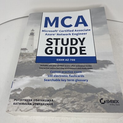 MCA Microsoft Certified Associate Azure Network Engineer Study Guide Exam Az 700