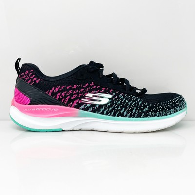 

Skechers Womens Ultra Groove Glamour Quest 149282 Черные кроссовки Кроссовки 8, Черный, Ultra Groove Glamour Quest