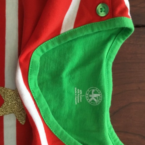 Girls Size Large Merry Southern Christmas Top J Khaki