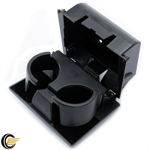 Gray Front In-Dash Cup Holder For Ford F250 F350 F450 F550 Super Duty 2008-2016