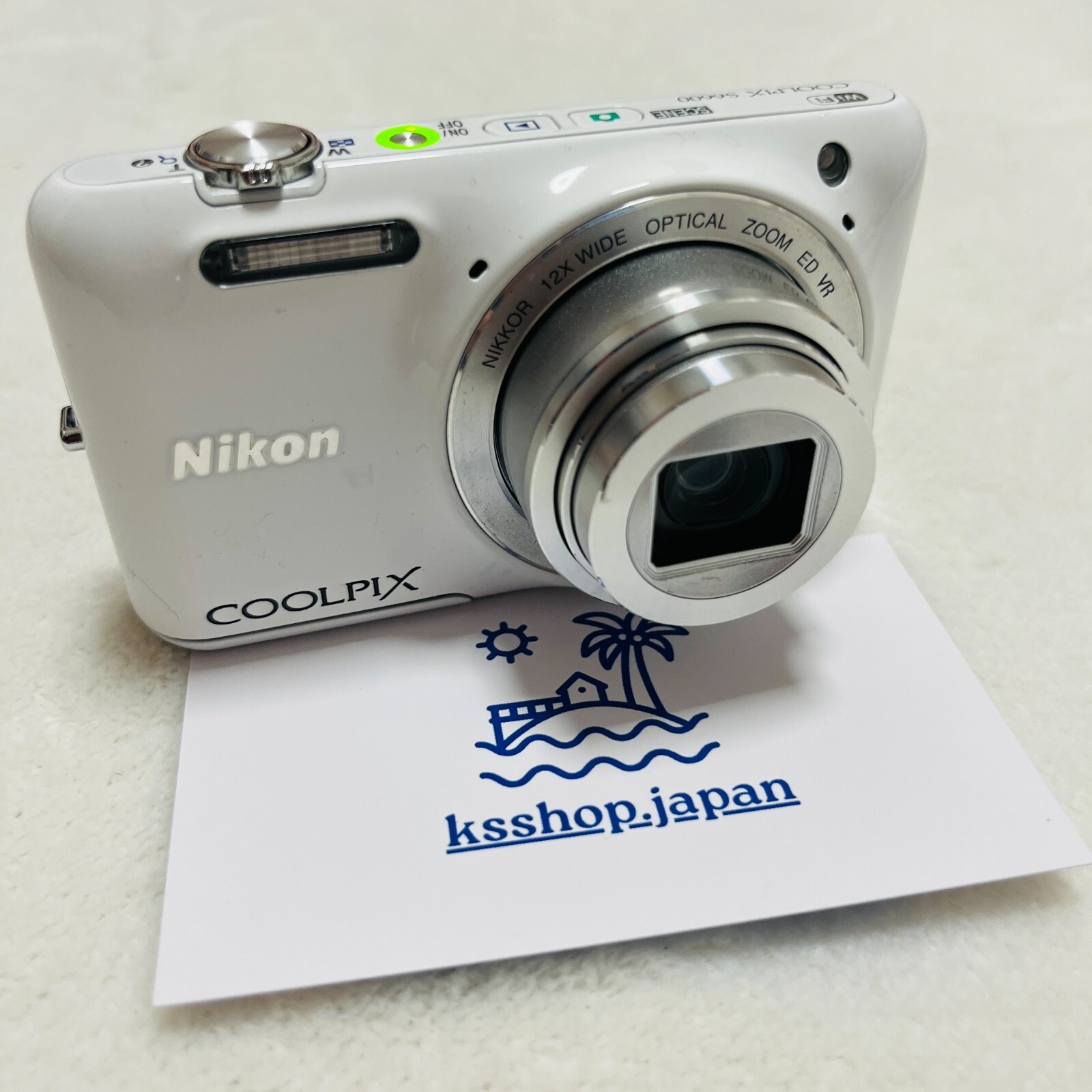 Nikon COOLPIX S6600 Natural White 16.0MP Digital Camera used