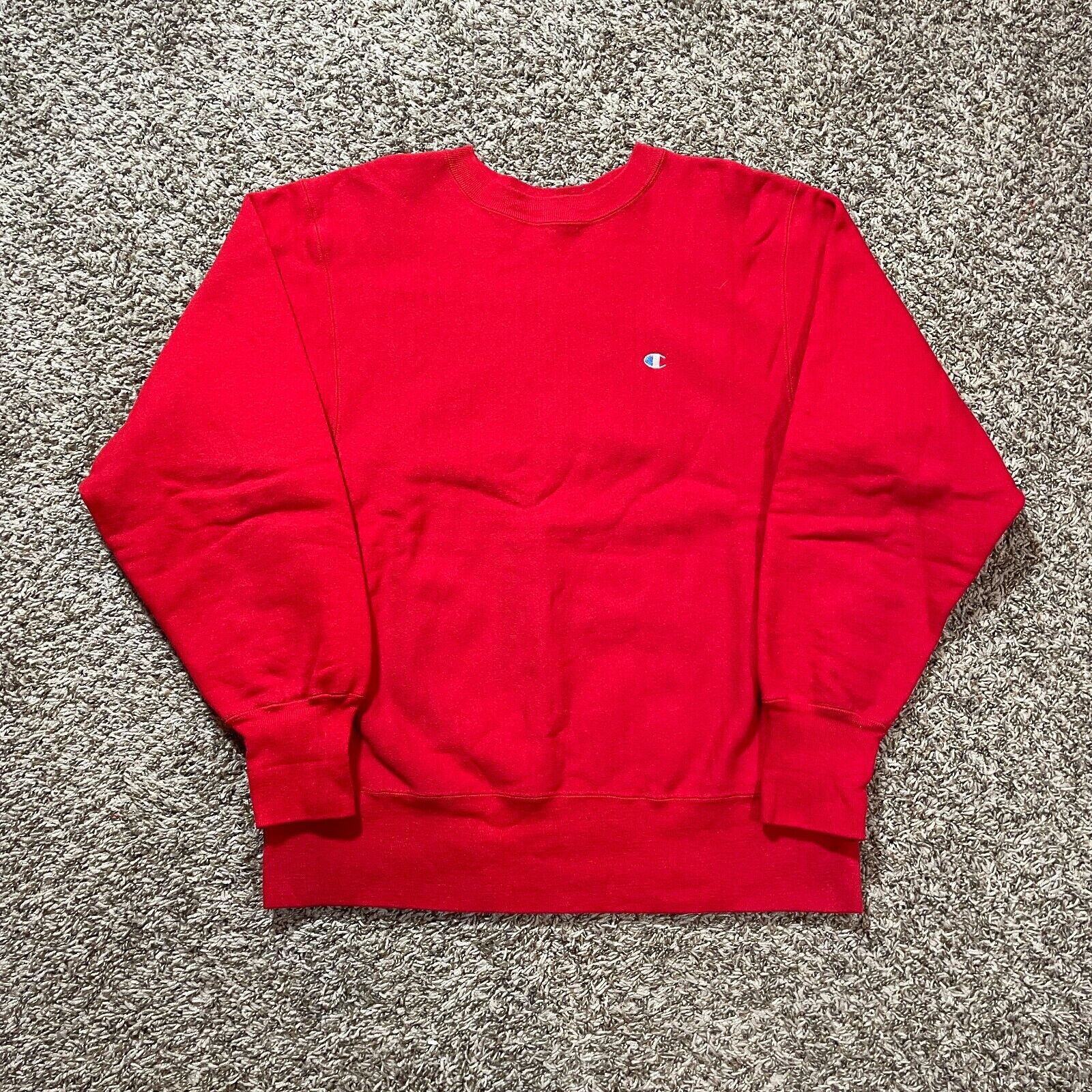 Vintage Champion Reverse Weave Sweatshirt Size L Red 80's Vintage Champion Reverse Weave Sweatshirt Size L Red 80's