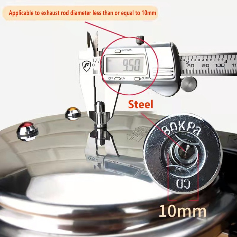 Universal Pressure Cooker Relief Jigger Valve Stainless Steel Replacement Safety