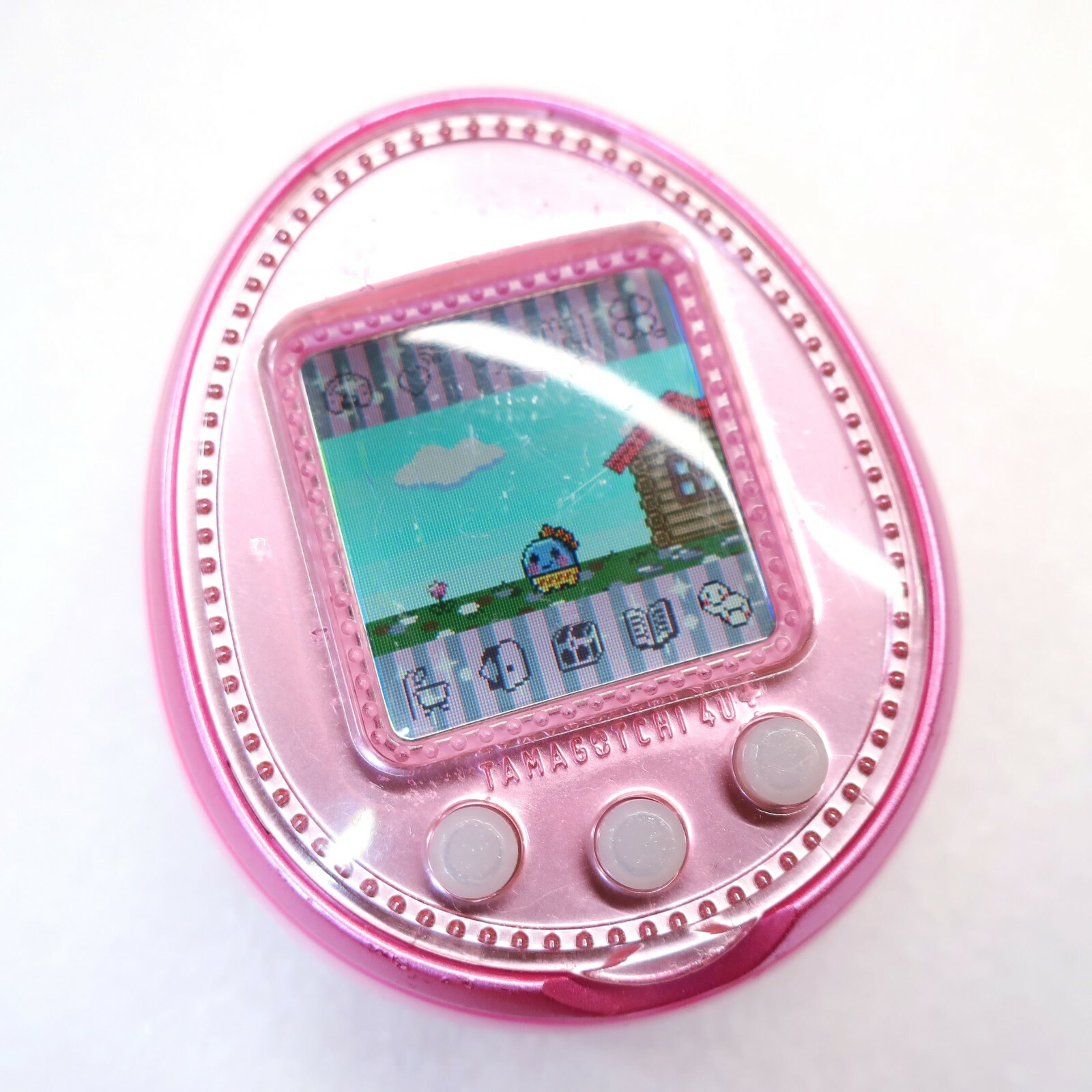 Tamagotchi 4U + Plus Baby Pink Bandai 2014 Virtual Pet Giga Tamagotchi 4U + Plus Baby Pink Bandai 2014 Virtual Pet Giga